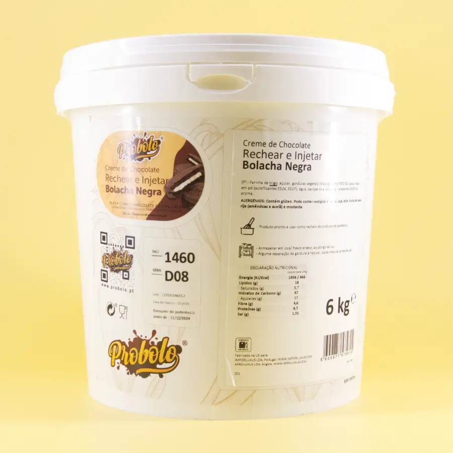 Creme de Chocolate para Recheio – Bolacha Negra – 6kg - Image 2
