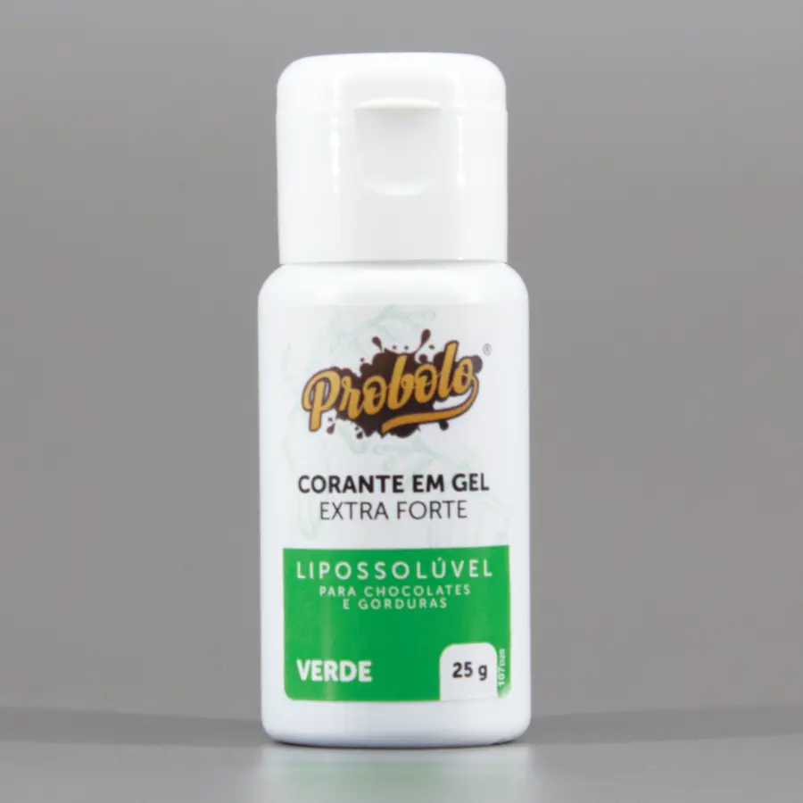 Corante Alimentar em Gel Lipossolúvel Extra Forte Verde – 25gr