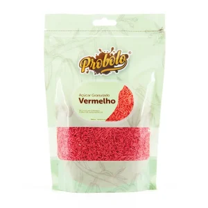 Açúcar Granulado Vermelho Cintilante – 250gr