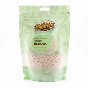 Pérolas de Açúcar Branca 4mm – 250gr