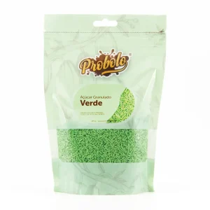 Açúcar Granulado Verde Cintilante – 250gr