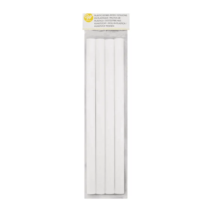 Kit 4 Pilares para Bolos 32 cm – 1,85cm Ø