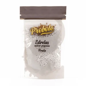 Sprinkles Estrelas de Açúcar Pequenas Prata – 60gr