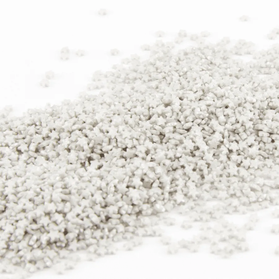 Sprinkles Estrelas de Açúcar Pequenas Prata – 5kg