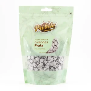 Sprinkles Estrelas de Açúcar Grandes Prata – 250gr