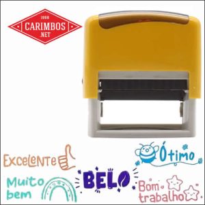 Carimbos escolares professores – Avaliar alunos, cadernos e fichas