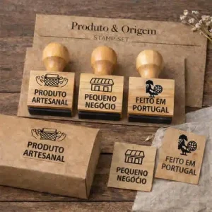 Branding  origem produto – Carimbo manual
