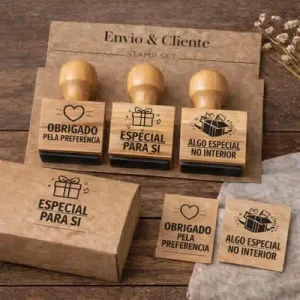 Carimbo branding envio cliente