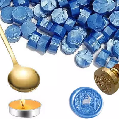 Pérolas de lacre azul - Image 2
