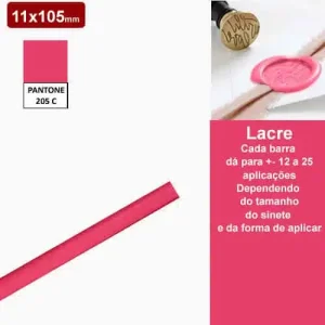 Lacre rosa escuro | Para sinetes